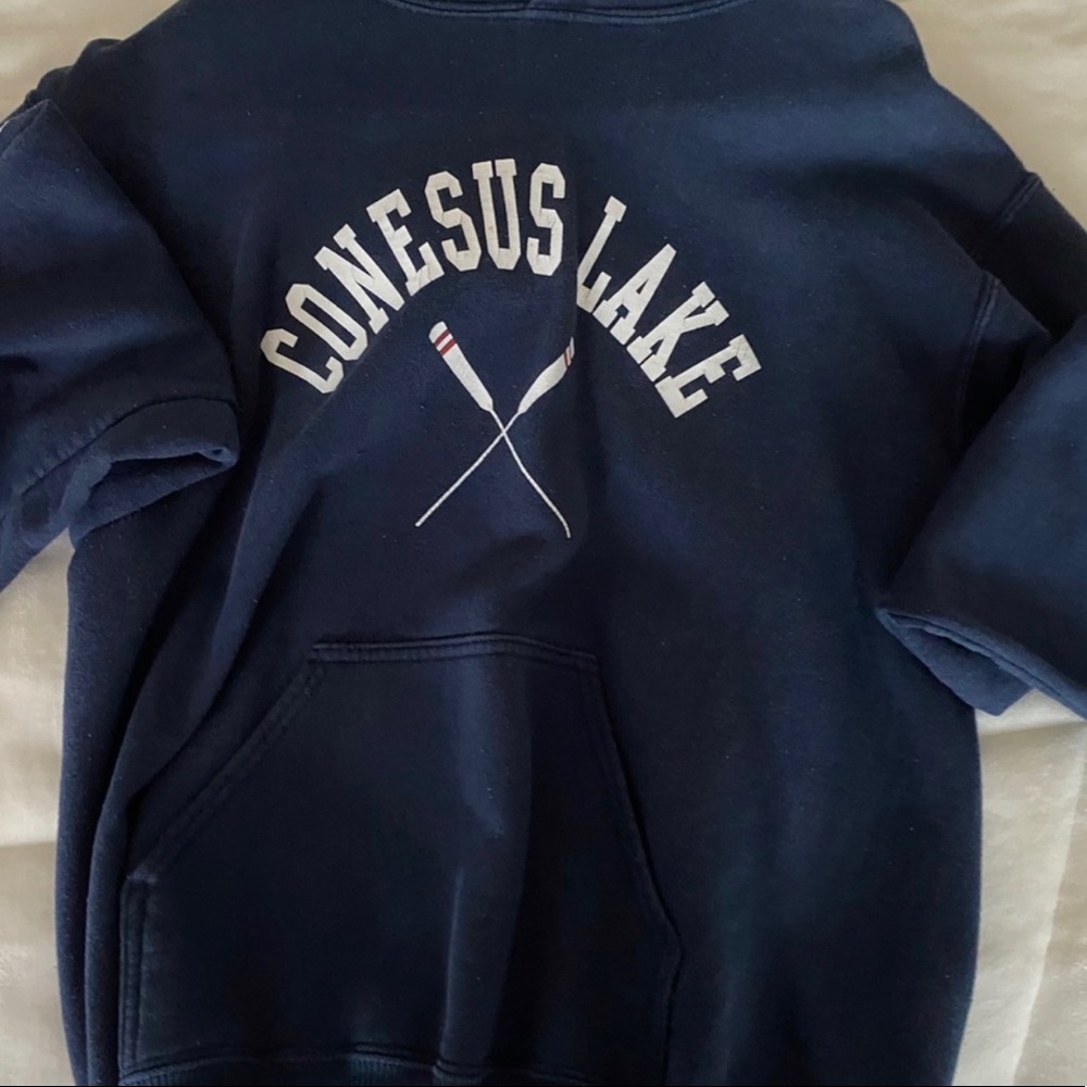 Navy hoodie